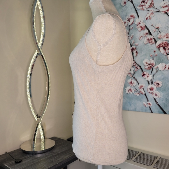 Cream Tank Top - Picture 2 of 5